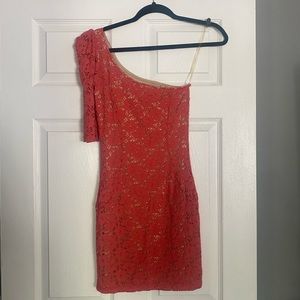 BouBou One Shoulder Mini Dress